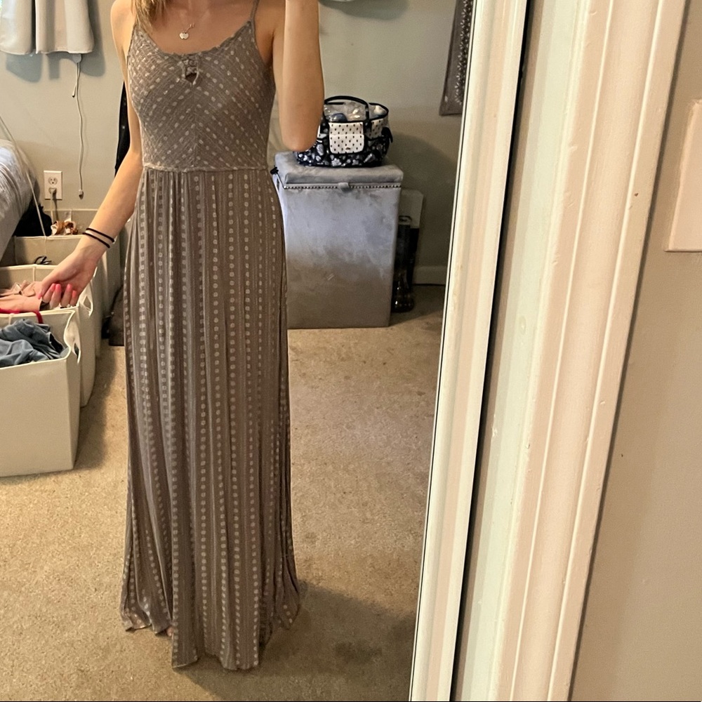 Long sundress size xs with adjustable straps